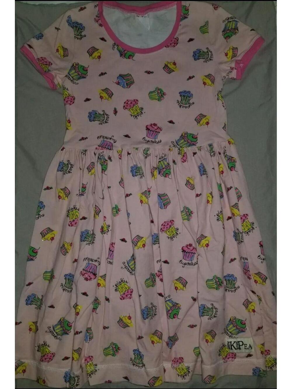 KPea Cupcake Dress Short Sleeve 8 10 EEUC